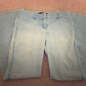Light denim jeans